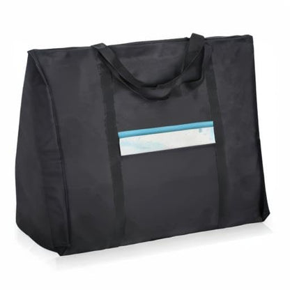 JJRING Dacron Light Weight Art Portfolio Bag, 19.6'' x 25.6'' for 18'' by 24'', Black Carrying Storage Case for Poster, Sketching, and Drawing - size: 18''*24''