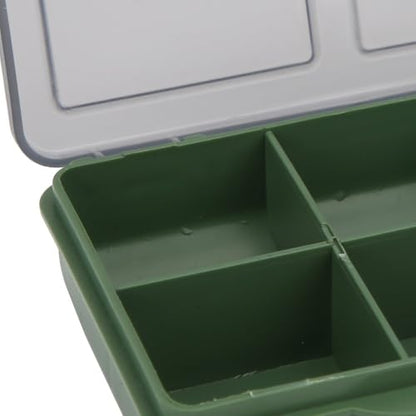 Fishing Tackle Box, Clear Water proof Storage Organizer for Hooks, Lures, Baits, Terminal Tackle and Small Fishing Accessories Use(6 Compartments) - size: 6 Compartments