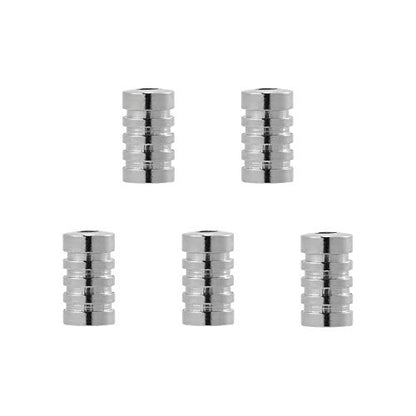 Dr.Fish Brass Lure Bodies for Spinner Making, Lure Making Supplies Parts Acessories for in-line Spinnerbaits Freshwater Fishing Lure Weights - color: Silver, 0.2*0.35"
