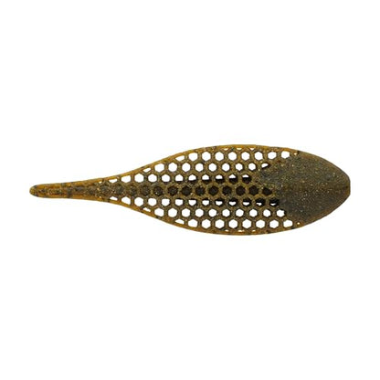 Berkley PowerBait MaxScent Flux-Gill - color: Green Pumpkin, size: 3 1/2"