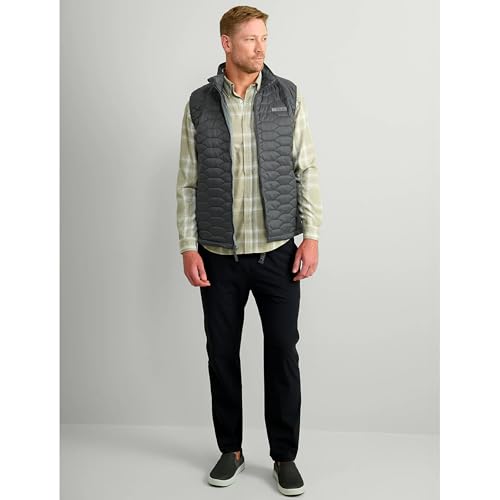 HUK - Men's Scale Vest, DWR Insulated Performance Fishing Vest - color: Night Owl, size: 3X-Large