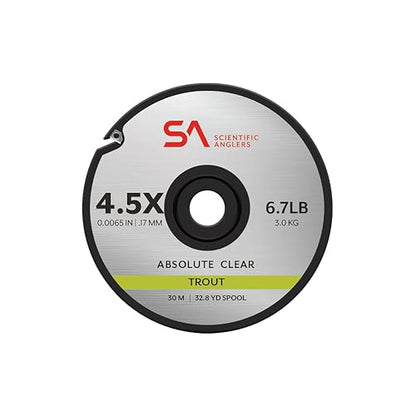 Scientific Anglers Absolute Trout Tippet - size: 4.5X, style: 30m