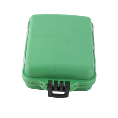 Fishing Tackle Box, Durable Hard Compartments Secure Hasp Compact Design, Tackle Storage Box for Outdoor Fishing Travel Boat Camping