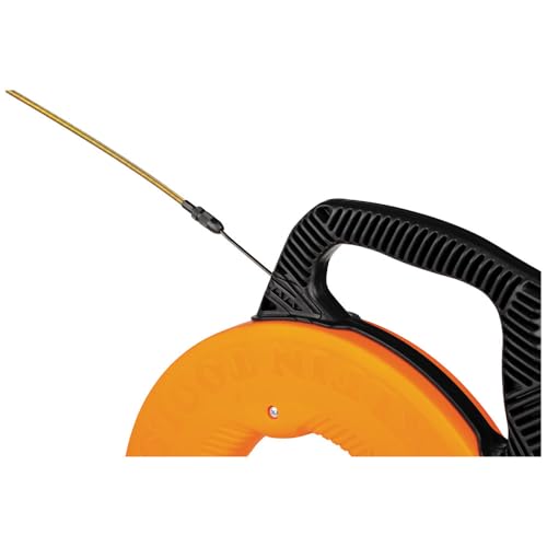 KLEIN TOOLS 50350 13-Inch Flexible Fish Tape Leader, Made in USA, for 1/8-Inch Wide Steel Fish Tapes