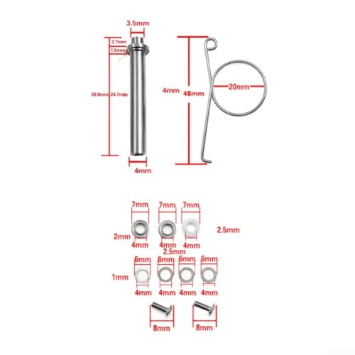 Precision Engineering Fishing Reel Service Kit with Metal Tools and Replacement Bearings