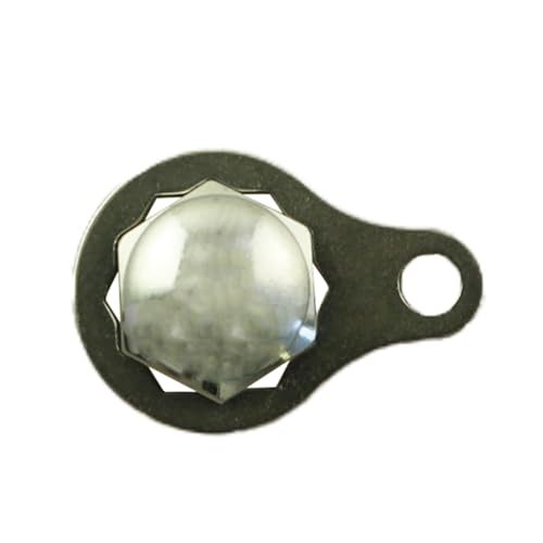 1 Set Fishing Reel Handle Nut M8 Diameter Fishing Reel Left Right Handle Locking Plate Set of Four Waterdrop Reel Drum Rocker Screw Accessories Metal Fishing Rod DIY Parts Gray