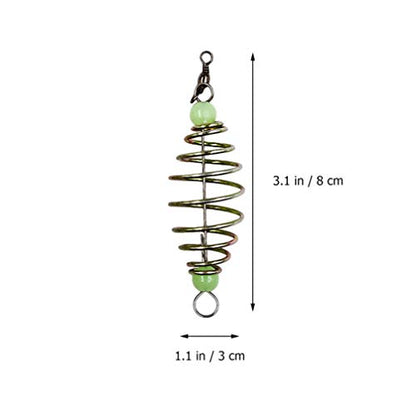 24Pcs Fishing Bait Trap Cage Feeder Basket Holder Coarse Lure Feeder Carp Lure Fish Accessories