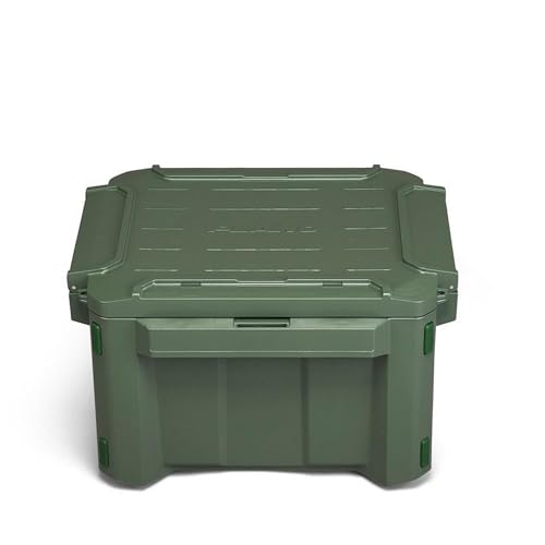 Plano GoNow Field Box, Waterproof Fishing Gear Storage, Outdoor Utility Container with Tray & Dividers for Tackle, Tools & Boat Use, Small, Olive Drab - color: Olive Drab - SM, style: Utility Box