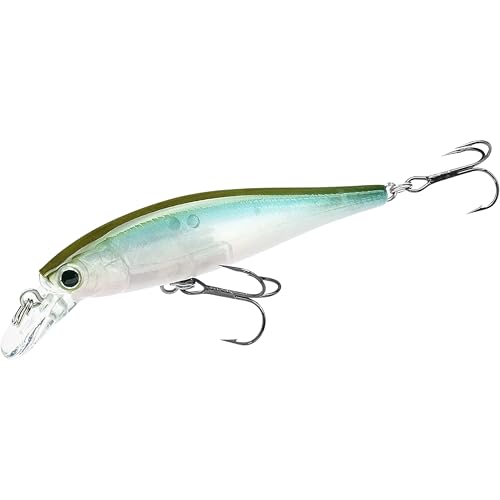LUCKY CRAFT Pointer 78SP Fishing Lures, 3” Jerkbait Freshwater Bass & Trout Lures, Suspending 4ft–5ft Depth, Jerkbait with Walk-the-Dog Action, Precision Bass Fishing Gear and Accessories - color: 291 Aurora Ghost Wakasagi, size: PT65