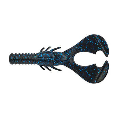 Berkley PowerBait Shape 108 Fishing Soft Bait - color: Black Blue Fleck, size: 3"