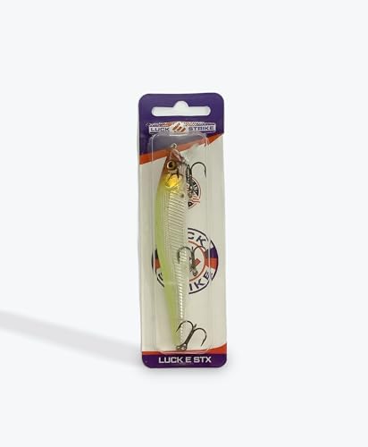 Luck E Strike STX Jerkbait, 4.5 Inch Suspending Hydrodynamic Fishing Lure, Made in The USA - color: Clown