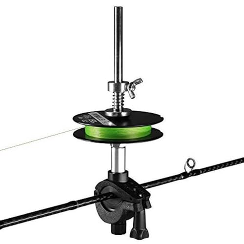 COOLHOOD Reel Spooling Station Systems Spooling Tool, Line Spooler Machine, Portable Fishing Reel Spooler for Casting Reel, Fishing Line Spooler