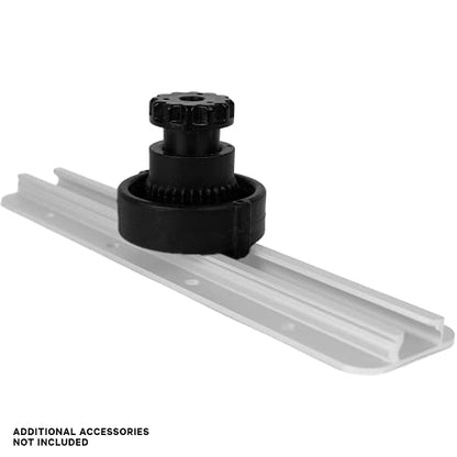 YakAttack LockNLoad Track Base | Kayak Track Mount for Rod Holders, Fish Finders & Accessories | Compatible with GearTrac & MightyMount | USA Made Kayak Rail Mount Accessories | LNL-1001
