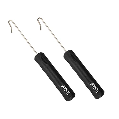Booms Fishing R05 Fish Hook Remover, Dehooker for Saltwater and Freshwater, 7 inch Fish Hook Quick Removal Device, Portable Fish Accessories and Tools, 2pcs - color: Black, 2pcs