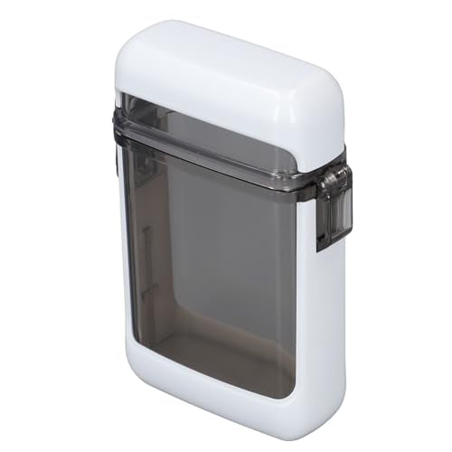 Pocket Case, Transparent Sealing Multifunctional Badge Holder Case with Lanyard for ID Cards Keys, Airtight Plastic Box for Swimming Beach (White) - color: White