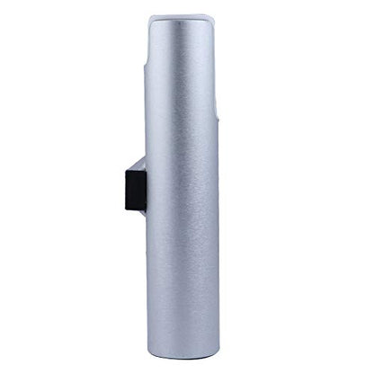 Aluminium Wall-Mounted Fishing Rod Holder for Boat, Garage & Marine - Holds Rods & Poles - color: Large Silver 4 Tubes