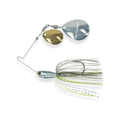Duckett Fishing Waterslash Double Colorado Spinnerbait, Compact Fishing Lure, Durable in Heavy Cover - color: Mouse, size: 1/2 oz