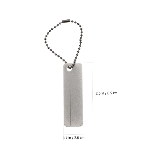 DOITOOL 2 Pcs Diamond Sharpening Stone Whetstone Pocket Mini 2.55 X 0.78 X 0.03 in for Kitchen Knives Outdoor Knives Fishing Hooks Scissors Camping