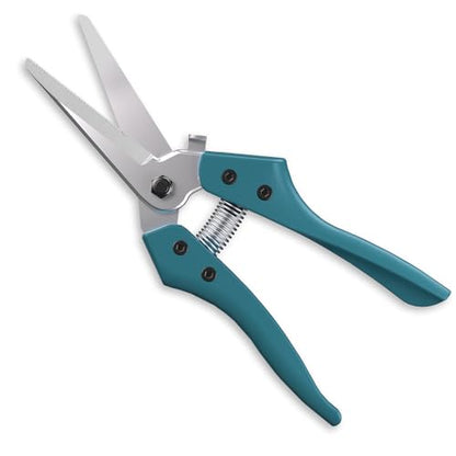 GARTOL 8" Scissors All Purpose Heavy Duty, Ultra sharp Tin Snips with Cable Notch, Finely Serrated Angled-Blades - Industrial Scissors for Carpet, Cardboard, Sheet Metal, Leather, Insulation, Wires - style: HC017