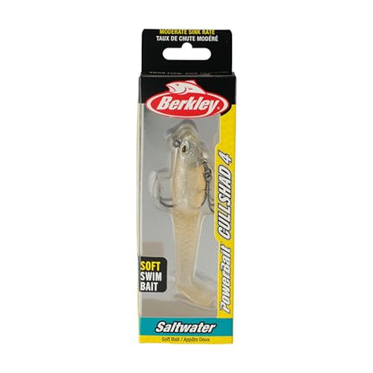 Berkley PowerBait Saltwater Pre-Rigged Cullshad Fishing Soft Bait - color: Cold Beer, size: 4 in (0.5 oz)