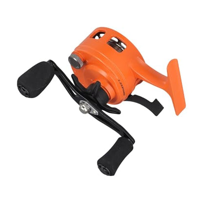 Inline Ice Fishing Reel with 3.2:1 Gear Ratio, 3+1 Ball Bearings, Drop System, for Ice Anglers, Compatible with 0.285mm Line, 101mm Size