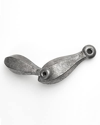 BLUEWING Bank Sinker 1LB/2LB/3LB/5LB/6LB Box Fishing Weights Saltwater Bullet Lead 1oz,2oz,3oz,5oz,8oz,10oz,12oz,16oz,32oz - style: #15 8oz, 6 Pack
