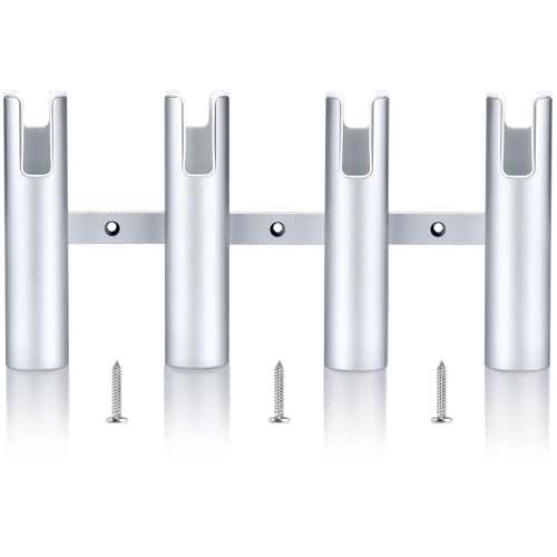 Fishing Rod Holder Aluminum, 3/4 Link Tube， Aluminum3/ 4 Rod Rack, Suit Boats & Yacht