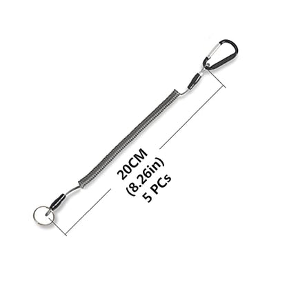 Fly Fishing Zinger Retractor 3 pcs,5pcs Pack Fishing Lanyards