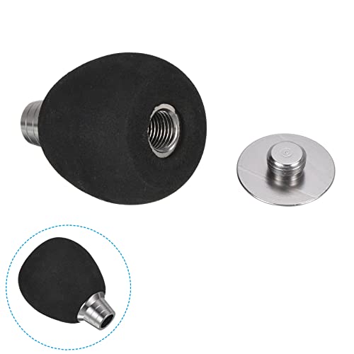 PATIKIL Fishing Reel Handle Knob, Lightweight EVA Fishing Reel Power Knob Handle Grip for Fishing Reel Replacement Parts - color: Silver