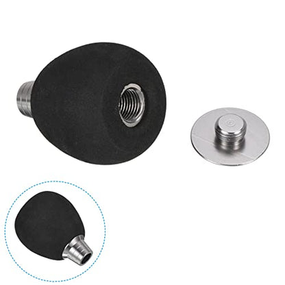 PATIKIL Fishing Reel Handle Knob, Lightweight EVA Fishing Reel Power Knob Handle Grip for Fishing Reel Replacement Parts - color: Silver
