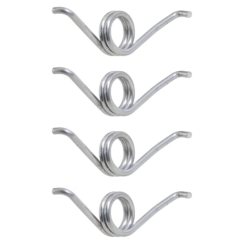 heyous 4PCS Stainless Steel Spinning Spring Fishing Reel Repair Part Fishing Accessories for Precise Tension and Torque Control - color: Silver