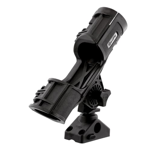 Scotty 0400-BK Rod Holder, Orca W/0241 Side/Deck Mount | Designed for Big Game Fish