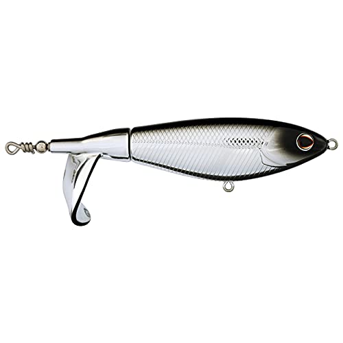 Berkley Choppo Saltwater Fishing Hard Bait - color: Black Chrome, size: 105mm - 3/4 oz