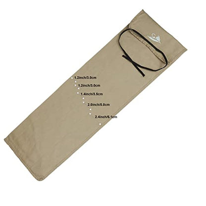 Aventik Fly Fishing Rod Bag Fishing Rod Sleeve Cover Pole Sock Glove Protector Bag Pouch with 5 Compartments