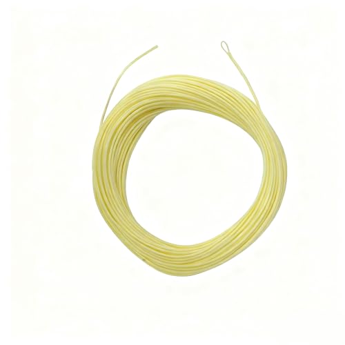 Aventik Fly Fishing Line Float Weight Forward Fly Line Fishing Trout Line Exposed Loop - color: Milk, size: WF-3F