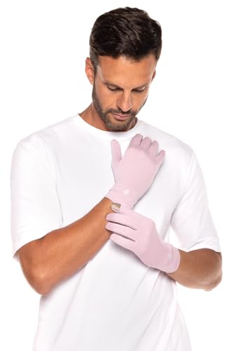 Coolibar Full Finger UV Sun Gloves - UPF 50+ Sun Protection - Gannett - color: Dusty Mauve, size: X-Small