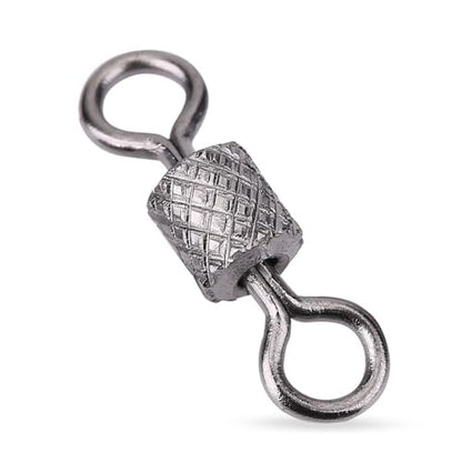 Fishing Barrel Swivels 100 Pcs – High Strength Copper Rotating Connectors for Saltwater Fishing, Barrel Rig Tackle for Hooks, Leaders and Lures - size: 6#