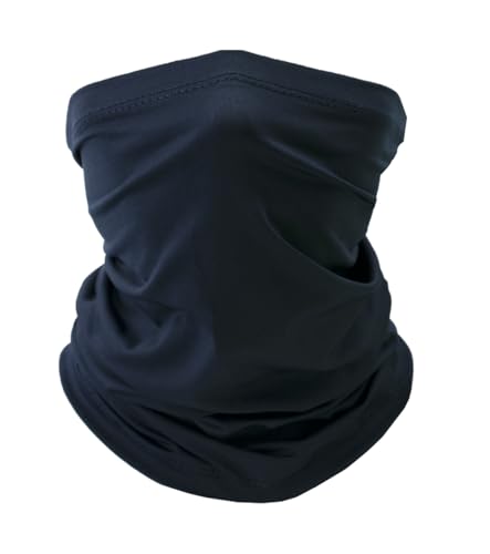 Fishing Neck Gaiter, Sun Protection Face Mask, Cooling Neck Shield Scarf Cycling Balaclava Bandana for Men and Women - color: Navy