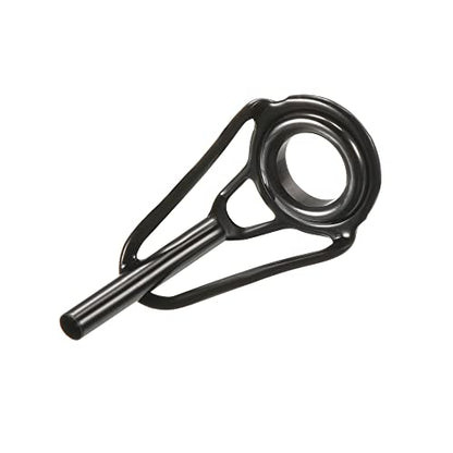 PATIKIL Tube Dia Fishing Rod Tips Repair Kit, Stainless Steel Black Guide Ring for Fishing - size: 1.8mm