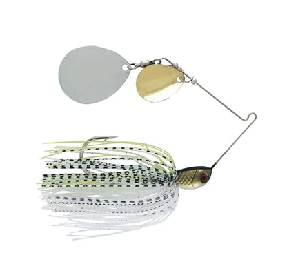 Jimmy Houston Legends Spinner Bait with Colorado Blades (1/2 Ounce Spinnerbait) 5/0 Hook - color: SX Shad
