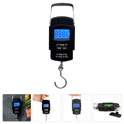 KESYOO Portable Handheld Digital Fish Scale with LCD Screen, High Precision Small Hanging Weight Scale for Household and Outdoor Fishing Use