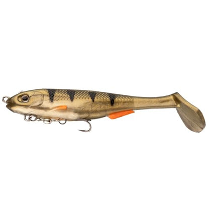 Strike King Final Copy Fishing Lure, Pre-Rigged Soft Plastic Swimbait, Free-Swinging Size 4 Treble Hook, Belly Magnetic Hook Keeper, 7/8-Ounce - color: Sugar Daddy