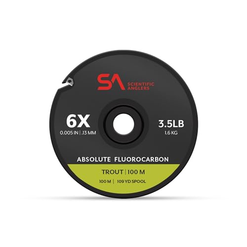 Scientific Anglers Absolute Fluorocarbon Trout Tippet - size: 6X, style: 100m - Absolute Fluorocarbon Trout Tippet