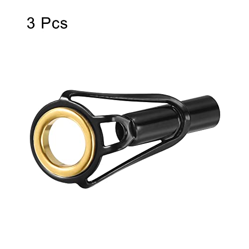 PATIKIL Fishing Rod Tips Repair Kit Stainless Steel Ring Guide for Saltwater Freshwater Fishing - size: 4.4mm