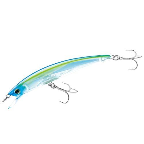Yo-Zuri Crystal 3D (F) 90Mm 3-1/2" Minnow, Real Mullet - color: Blue Yellow, size: 4-3/8 Inch