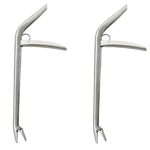 Hitefu Fish Hook Remover Fishing Extractor, 2PCS, 11-1/2 inch | Stainless Steel, Safely Long Quick Hook Separator, Freshwater and Saltwater Fishing