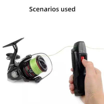 Electric Fishing Line Strippers Portable Fishing Reel Line Fishing Line Remover, Pe Nylon Wire Cleaning, Extraction of Old Fishing Line, Removal of Fishing Gear, and Removal of Discarded Fishing Line