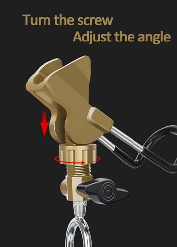 GOLDEAL Rod Holders for Bank Fishing,Bank Fishing Rod Rack Stand,Fish Pole Holder for Beach,360 Degree Adjustable.