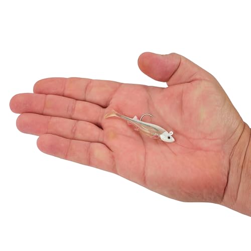 Berkley PowerBait Minnotator Fishing Soft Bait - color: HD White Shiner, size: 2.5 in - 1/8 oz