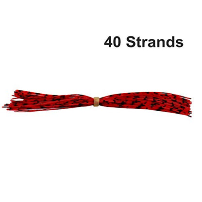 Silicone Jig Skirts Material Squid Rubber Jig Head Lures Spinnerbaits Buzzbaits Fly Fishing Material Crystal Flash bass jig Skirts Replacement Fishing DIY Accessory - color: 10 Bundles